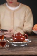 《沁泉壺》宜興紫砂壺工藝美術師手工大紅袍泡茶壺具