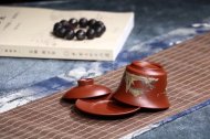 《山水如畫(huà)》宜興紫砂壺全手工朱泥茶具茶壺