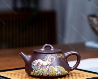 精工作品推薦！品名：馬到成功，泥料：原礦